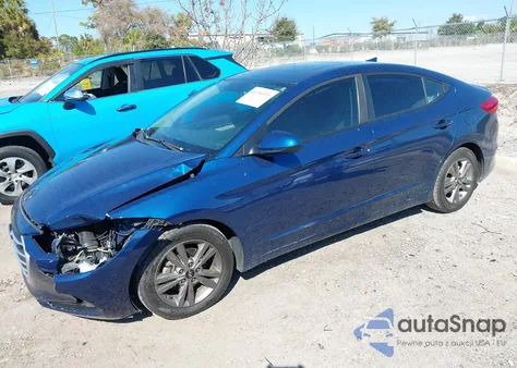 2018 Hyundai Elantra Value Edition z USA, uszkodzony, nr VIN 5NPD84LF7JH312130